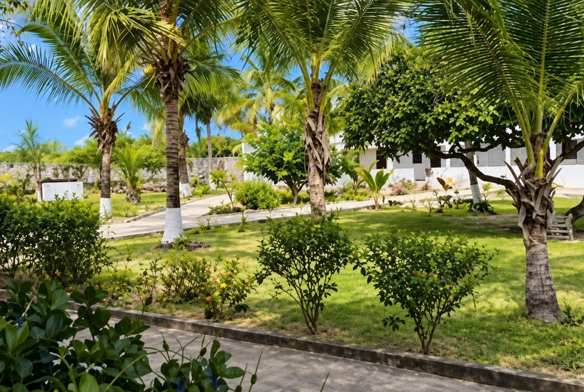 Entre rizières et Océan, dans l’intimité d’un lieu magique près des immenses fromagers , à seulement cinq minutes du village et de la plage, cette propriété façonnée par des artisans locaux offre une atmosphère authentique, bercée par l’âme et les traditions africaines.